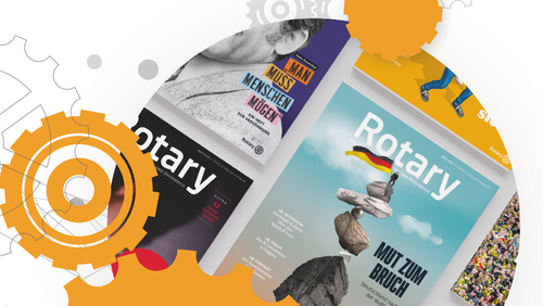 Rotary Rotary Grafik / Cover Magazin